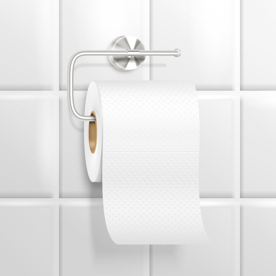 how to install toilet roll holder